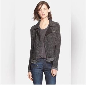 rag & bone Melinda Knit Biker Jacket